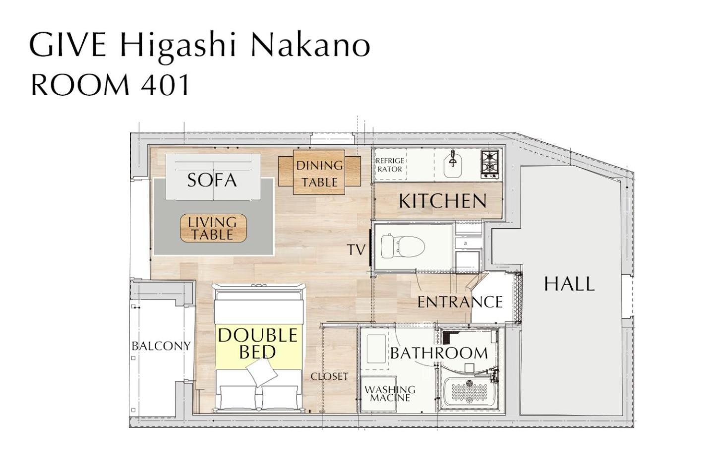 Give Higashi Nakano Токіо Екстер'єр фото